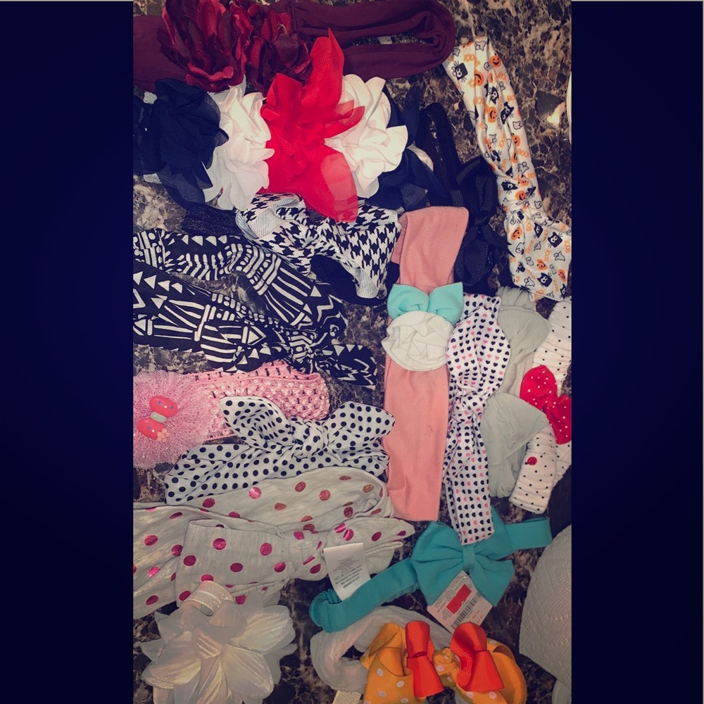 Assorted baby girl head bands